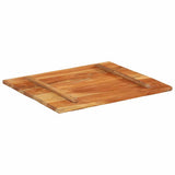 Rectangular Table Top 70x80 cm 25-27 mm Solid Reclaimed Wood 286060