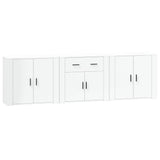 Sideboards 3 pcs White Engineered Wood 3185415