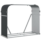 Log Holder Anthracite 120x45x100 cm Galvanised Steel 364563