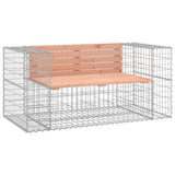 Garden Bench Douglas wood, Galvanised steel Solid douglas wood 834378