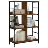 Bookshelf Brown Oak 78.5x33x117.5 cm Engineered Wood 835253