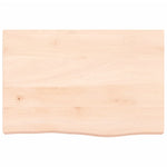 Bathroom Countertop 60x40x cm Untreated Solid Wood 3156010