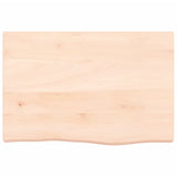 Bathroom Countertop 60x40x cm Untreated Solid Wood 3156010