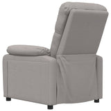 Massage Chair Taupe Fabric 348295