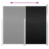 Retractable Side Awning 140 x 300 cm Black 45353