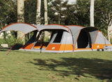 Camping Tent Tunnel 5-Person Grey and Orange Waterproof 4009427