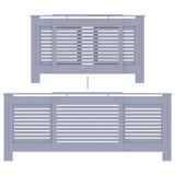 MDF Radiator Cover Grey 205 cm 325553