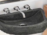 Wall-mounted Basin Grey 45 x 35 x 15 cm River Stone 4103952