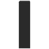 Radiator Cover Black 104x20x82 cm Engineered Wood 852691