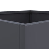 Planter Anthracite 49x47x46 cm Steel 841563