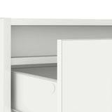 TV Cabinet with LED Lights White 75x35.5x25 cm 860229