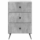 Bedside Cabinet Concrete Grey 43 x 41 x 66.5 cm Engineered Wood 895478