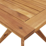 5 Piece Garden Dining Set Solid Wood Acacia 3283576