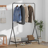 Clothes Rack with Storage Black 100 x 56 x 154 cm Steel 868444