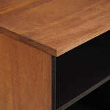 TV Cabinet with Drawer Acacia Brown Finish 100 x 33 x 46 cm 4017916