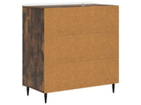 Drawer Cabinet Smoked Oak 66 x 34.5 x 92 cm Engineered Wood 894380