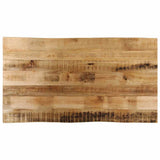 Table Top Live Edge 100x60x3.8 cm Solid Wood Rough Mango 370694