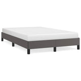 Bed Frame without Mattress Grey 120x190 cm Small Double Faux Leather 3269623