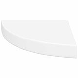 323897 Floating Corner Shelves 4 pcs White 25x25x3,8 cm MDF