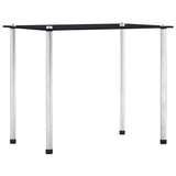 Nesting Tables 3 pcs Black Tempered Glass 249527