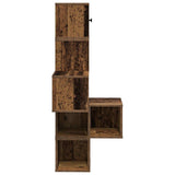 Wall Corner Shelf Old Wood 48 x 48 x 120 cm Engineered Wood 8012234