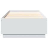 Bed Frame White 80 x 200 cm Engineered Wood 3429653