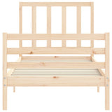 Bed Frame without Mattress 90x200 cm Solid Wood Pine 3193841