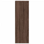 Plant Stands 2 pcs Brown Oak 33x33x100 cm Engineered Wood 3307888