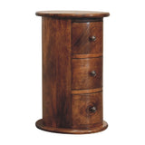 Mini Chestnut Drum Chest IN3310