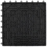 22 pcs Decking Tiles 30x30 cm 2 sqm WPC Grey 277799
