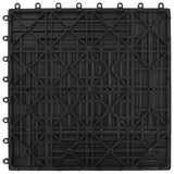 22 pcs Decking Tiles 30x30 cm 2 sqm WPC Grey 277799