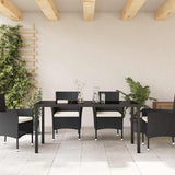 Garden Table Black 160 x 80 x 73 cm Metal 42010314