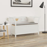 Bench White 107x45x75.5 cm Solid Wood Fir 351774