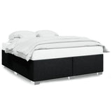 Bed Frame without Mattress Black Super King Fabric 3284511