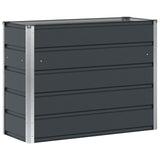 Planter Anthracite 100 x 40 x 75 cm Steel 42018185
