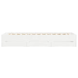Bed Frame with Storage White 80 x 200 cm Engineered Wood 3429605
