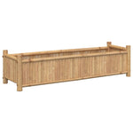 ZNTS Planter 100x30x25 cm Bamboo 366461