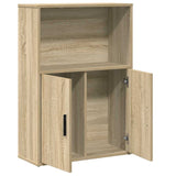 Bookcase Sonoma Oak 60x24x85 cm Engineered Wood 860411