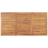 9 Piece Garden Dining Set 180x90 cm Solid Teak Wood 3059942