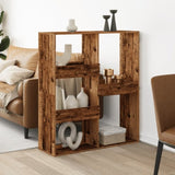 Room Divider Old Wood 100x33x115 cm Engineered Wood 3309553