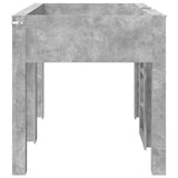 Bunk Bed for Kids Concrete Grey 90 x 200 cm Engineered wood 3410494