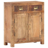 Sideboard 65x30x75 cm Solid Rough Mango Wood 247735