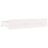 3103560 Bed Frame without Mattress with Drawers White 140x200 cm