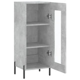 Sideboard Concrete Grey 34.5x34x90 cm Engineered Wood 828808