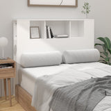 ZNTS Headboard Cabinet White 120x18.5x102.5 cm 811916