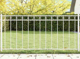 Fence Element ASSEN White 170 x 80 cm Steel 42003926