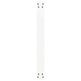 Dining Table Legs U-Shaped 2 pcs White 80x cm Steel 4013189