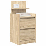 Bedside Cabinet with 2 Drawers Sonoma Oak 38x34x80 cm 861359