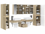 Bathroom Furniture Set 6 pcs Sonoma Oak 3407201