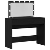 Dressing Table Black Oak 100 x 40 x 120 cm Engineered Wood 868862